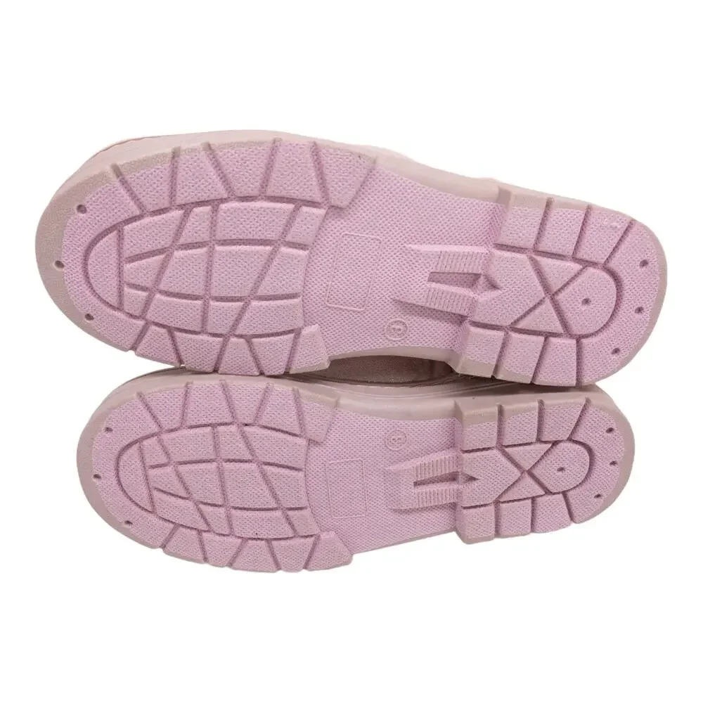 Kensie Girl Pink Blush Faux Fur Trim Winter Boots Little Girl's 3 LG3